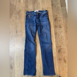 Girls Abercrombie straight leg denim jean